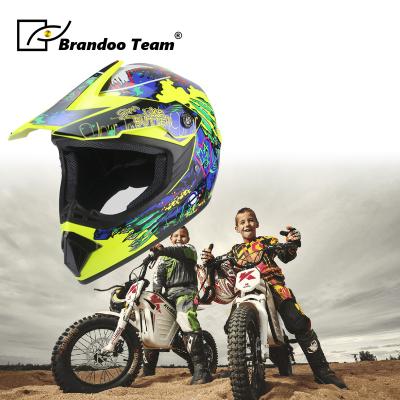 China ABS Kids Helmets Casco Para Motorbike Bicycle Motocross Helmets Used For Bicycle ATV Kids Vehicle Off-Road Motorcycle And Scooter for sale