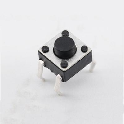 China Straight Lever 40gf Operation Force 4.5*4.5 Tact Switch for sale