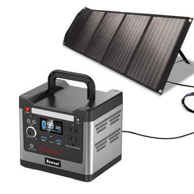 China Home Off Grid 300W Power Plant Solar Generator For RV Home Lithium Iron Phosphate Battery Outdoor for sale