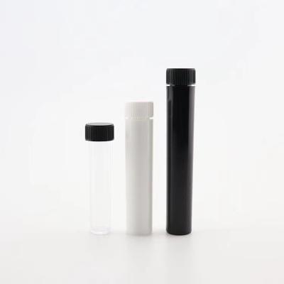 China Hot Sale Pill Vial Pre Roll Packaging Clear Glass Tube With Child Safe Cap for sale