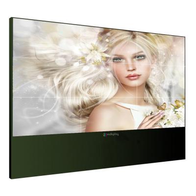 China Narrow bezel 4.9mm 47 inch lcd video wall 4x4 videowall porcelain indoor or semi outdoor manufactural for sale