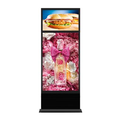 China Indoor double-sided videos monitor taxi advertising visual player six for sale