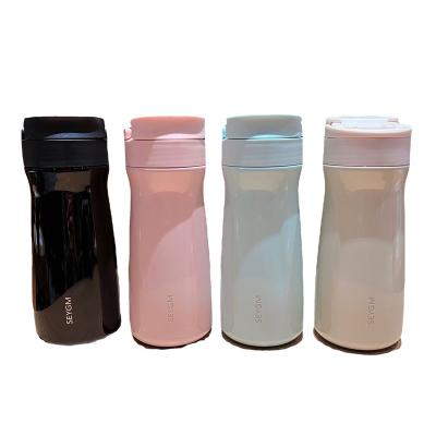 China Simple Creative Children's Viable Water Cup Student Portable Stainless Steel Thermos Mug for sale