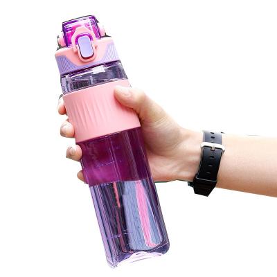 China 700ml Tritan Sustainable Outdoor Fitness Riding Tritan Direct Drinking With Handle Sport Water Cup for sale