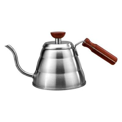 China Sustainable Camping Hanging Pot Slim Mouth Coffee Pot Hand-brewed Kettle Kettle Stainless Steel Long Ear Pot for sale