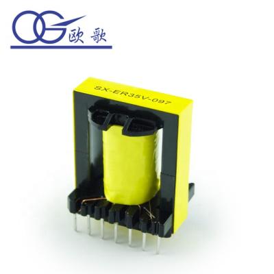 China High frequency vertical type ec power transformer price ec35 ec transformer for sale