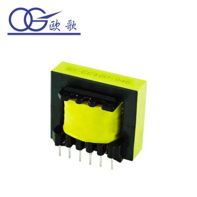 China EE40 electronic potential transformer for sale, horizontal, pin6+6 transformer for sale