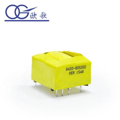 China EC28 high frequency power switching transformer, horizontal pin6+6 for sale