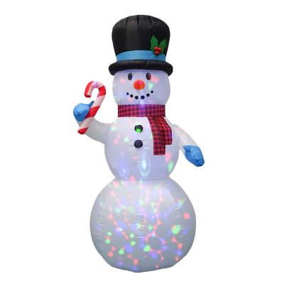 China Outdoor Garden 7ft Inflatable Snowman Decoration Led Christmas Decorations Sales for sale