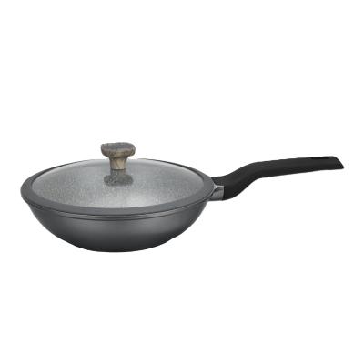 China Home Kitchen Imported Multifunctional Aluminum Alloy Wok Die Cast Cookware Set for sale