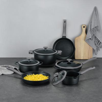 China Sustainable Marble Non-Stick Cookware Sets Non-Stick Cookware Sets Non-Stick Cookware Sets for sale