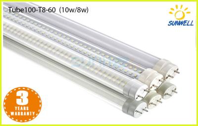 China 10 tubo de Smd LED T8 del vatio tubos fluorescentes de 600m m/de los 2ft para interior en venta