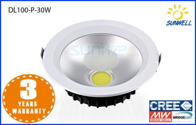 China High brightness 240v 30w Cob Led Downlight / 4 Inch Led Light for sale