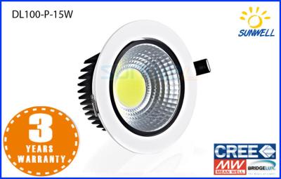 China 4 Inch Led Retrofit Recessed 15w cob led downlight with Aluminum Alloy for sale