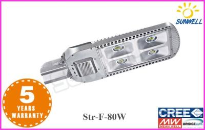 China IP65 80w led street light 7200lm / cree street lighting 5 years warranty for sale