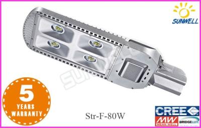 China 2700k - 6000k cree 80w led street lighting fixtures / residential street lights for sale