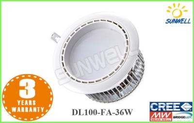 China 36w hoge Lumen Geleide Downlight/geleide noodsituatie downlight 2700K - 6500K Te koop