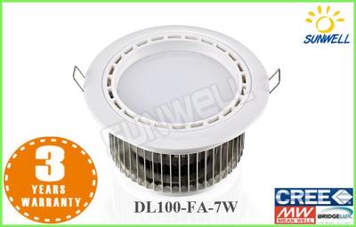 China Epistar 7 w led ceiling downlights IP33 / led bathroom downlights for sale