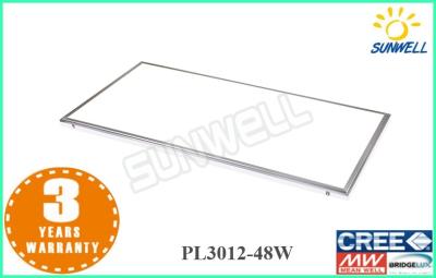 China Ultra Thin Flat led panel 120 x 30 cm 48W 80 Ra with Aluminium Housing for sale