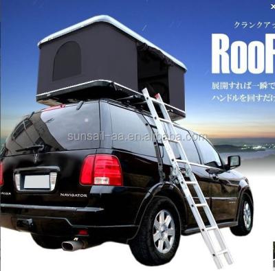 China Japan Market 232X140X35cm Roof Top Tent with Hard Shell OEM Package Size Included for sale