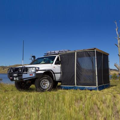 China Cuatro metros cuadrados de techo lateral del automóvil contra mosquitos Red de carpa en gris en venta