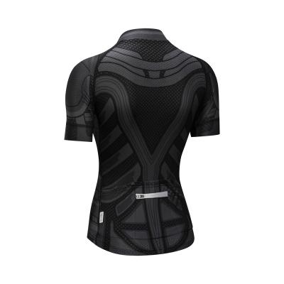 China OEM Breathable Black Cycling Custom Women Logo Road Bike Cycling Jerseys Anti-sweat Breathable Quick Dry Wear Cycling Clothing Bike Clothing for sale