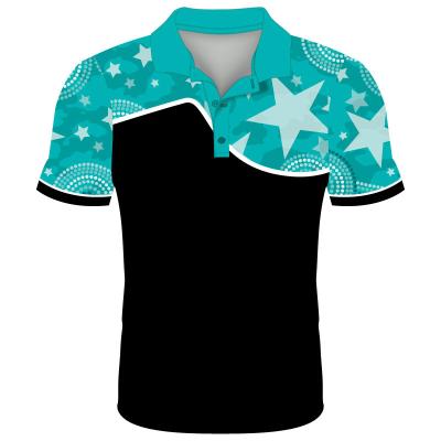 China 100% Polyester Breathable Quick Dry Anti-wrinkle Sports Wear Custom Sublimation Polo Shirts Polo Shirt Men Summer Breathable for sale