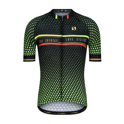 China Men's Team Short Sleeve Cycling Jersey Pro Cycling Clothing Breathable Custom Mountain Bike Racing Bike Clothes for sale