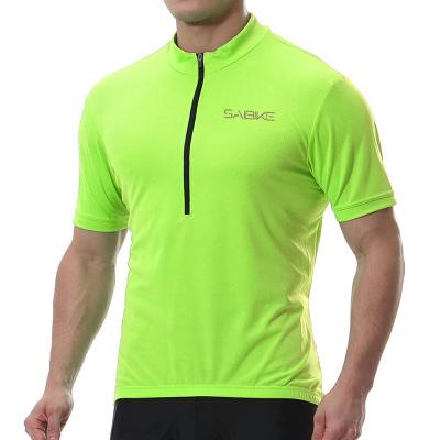 China Wicking Breathable Hot Men's Moisture Sale Cycling Singlet Cycling Short Sleeve With 3 Back Pockets Breathable Quick Dry Cycling Shirt for sale