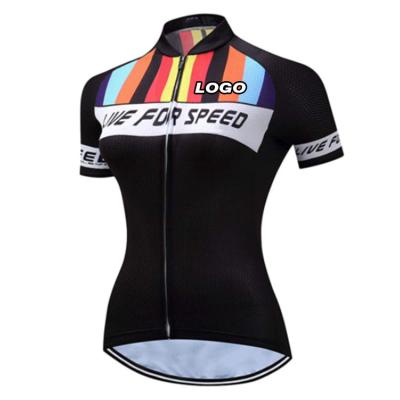 China Breathable Custom Women's Tank Top Team Summer Short Sleeve Sportswear MTB Cycling Clothing Comfortable Cycling Wear for sale