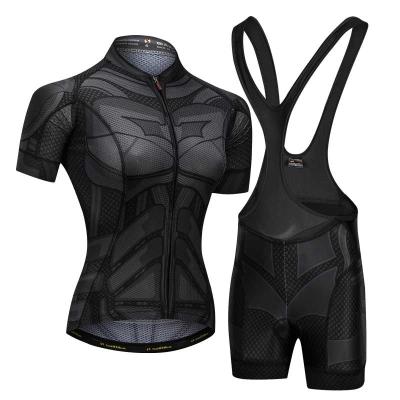 China Breathable MTB Bike Clothes Roupa Ciclismo Mujer Summer Shorts Sleeve Shirt Top Triathlon Custom Bicycle Jersey Cycling Women Set for sale