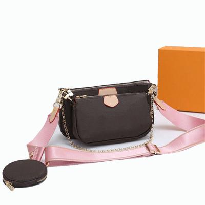 China PU Designer Bags 3PCS Set Mini Ladies Crossbody Fashion Women Messenger Bag Luxury Bags for sale