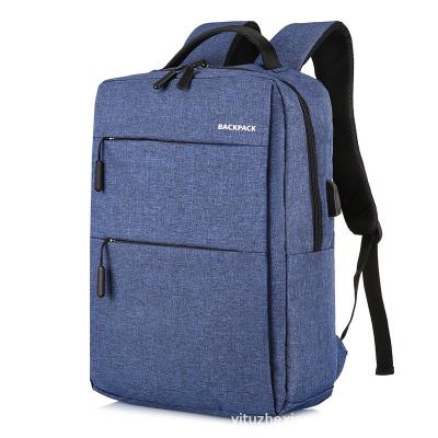 China 2022 new fashion business laptop backpack high quality polyester wholesale casual backpack shopping laptop bag for sale