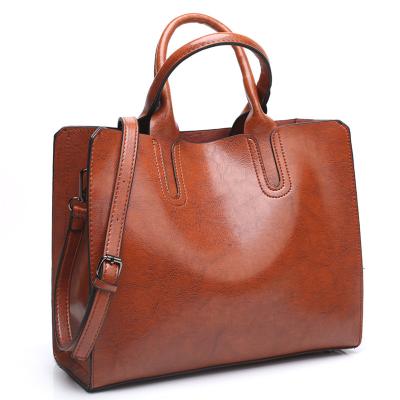 China 2020 fashion woman design lady handbag hot sale handbags for women fashion shoulder bag pu leather trim casual tote bags for women for sale