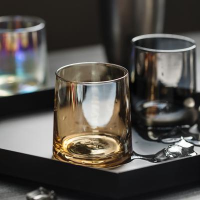 China Wholesale Hot Round Glass Transparent Glass Viable Crystal Whiskey Glasses INS Style Wine Water for sale