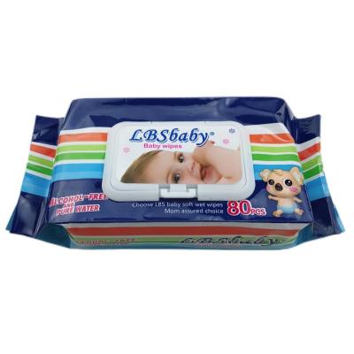 China Factory Supply Disposable Cotton White Cheap Baby Towel Wet Soft For Wet Baby for sale