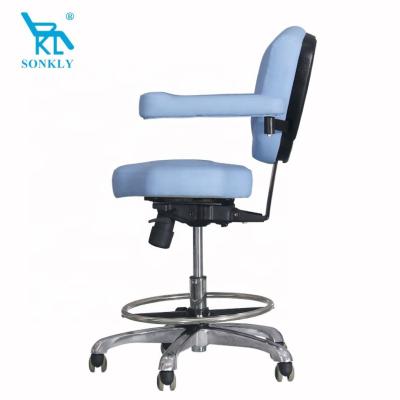 China Beautiful appearance sonkly brand adjustable chair Dental Medical Dentist Stool Doctor Chair for sale