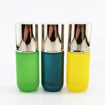 China Perfect Impression Cosmetic Set Custom 30ml Care Oil Lotion Pump Glass Bottle For Serum for sale