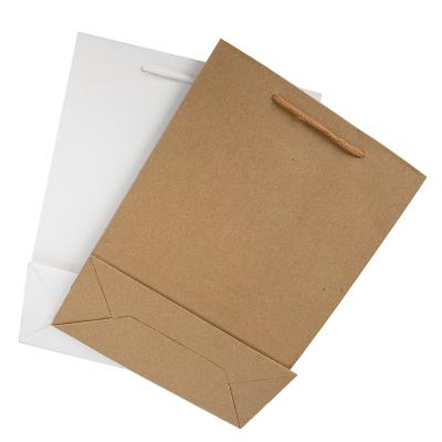 China Custom Kraft Logo Kraft Shopping Wedding Gift Bag Kraft Paper Bag Fashion Durable With Attractive Price for sale