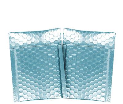 China Waterproof Metallic Padded Envelope Bubble Mailer Foil Can Customized Color Poly Bubble Mailers for sale