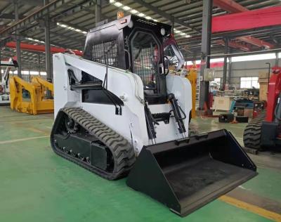 China Disc Trencher en Rock Saw Tracked Skid Steer Loader met krachtige HANSA Hydraulische Pomp Te koop