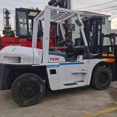 Chine Imprimeries TCM 7 TON FORKLIFT avec le chariot élévateur japonais original FD70 à vendre