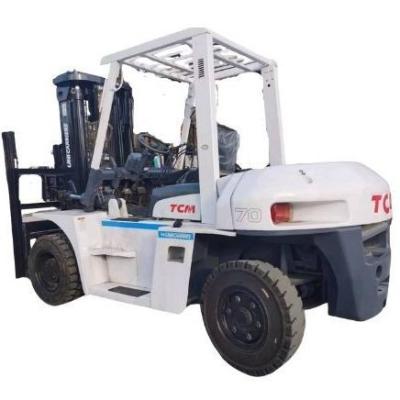 China TCM 7 Ton Forklift Used Original Japan Made FD70 with Power type Lifting Pallet Truck for sale