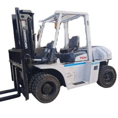 China TCM 7 TON FORKLIFT Used Original Japan made FD70 Forklift with 1150mm Fork Length for sale