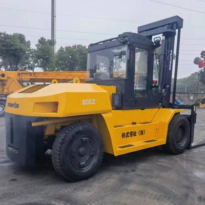 China 20 toneladas de carretillas elevadoras usadas Komatsu japonés grande 10 toneladas 25 toneladas de diesel en venta