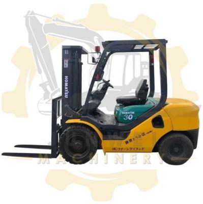 China FD30 FD80 FD50 Used Diesel Forklift 3 ton Secondhand Komatsu Japan with 550mm Fork Width for sale