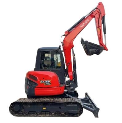 China Mini excavadora Kubota KX155 KX161 con excavadora de rastreo y válvula hidráulica Kawasaki en venta