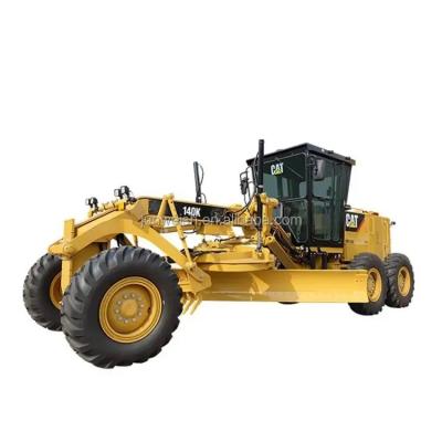 China 18000 kg CAT 140k Grader de motor de segunda mano Caterpillar 140G 140K 140 Grader manual de ruedas en venta