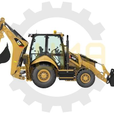 China 420F Backhoe Loader Bagger verwendet Caterpillar 416 420 4X4 in den Vereinigten Staaten zu verkaufen