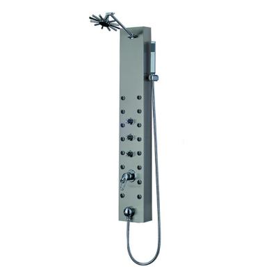 China Without Sliding Bar Bathroom Shower Panel Stainless Steel Shower Column Shower Tower Panel for sale